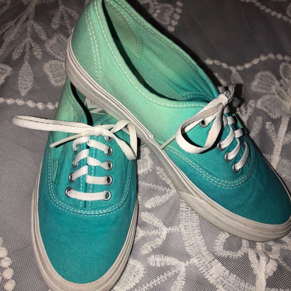 Blue Ombré Tie Dye Authentic Vans
